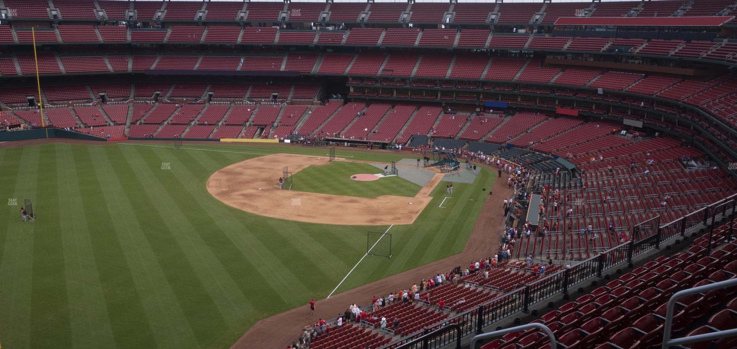 Seating view for Busch Stadium Section Left Field Pavilion 369