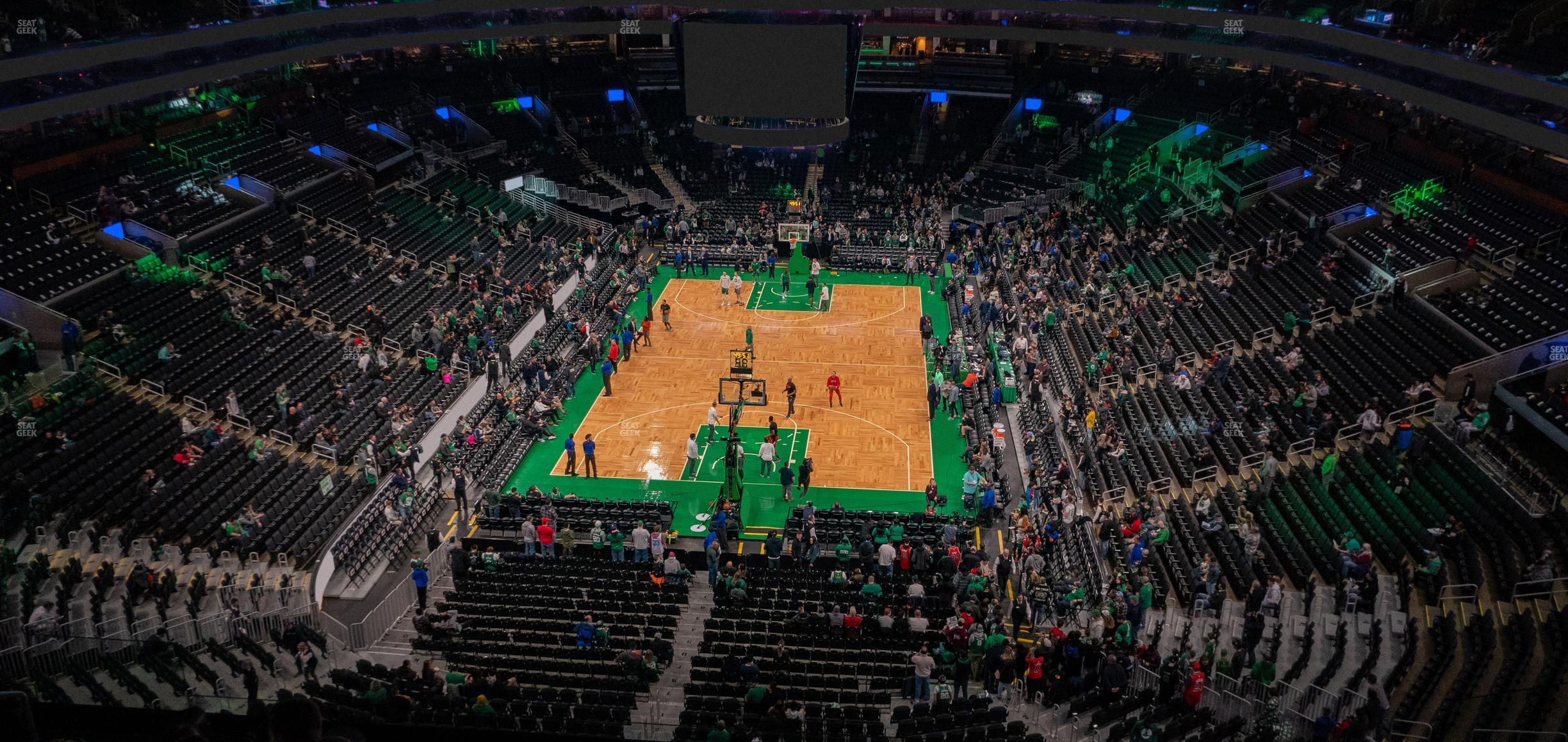 Seating view for TD Garden Section Balcony 308