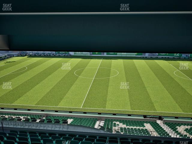 Seating view for Providence Park Section Tanner Ridge 6