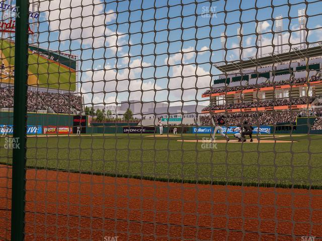 Seating view for Progressive Field Section Dugout Suite 7