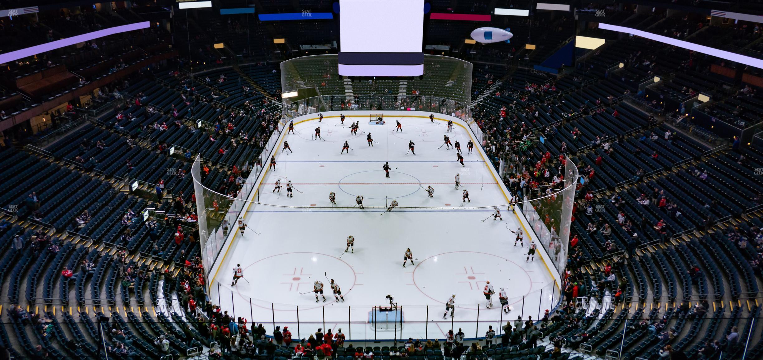 Seating view for Nationwide Arena Section 210