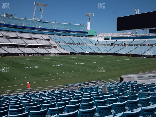 Seating view for EverBank Stadium Section 141