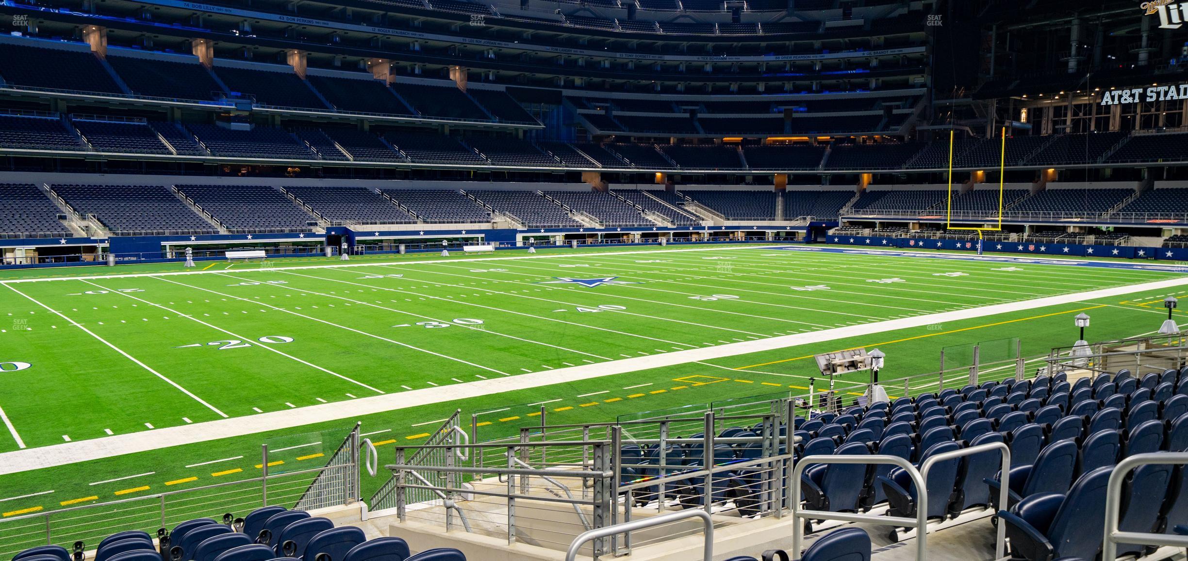 Seating view for AT&T Stadium Section C 139