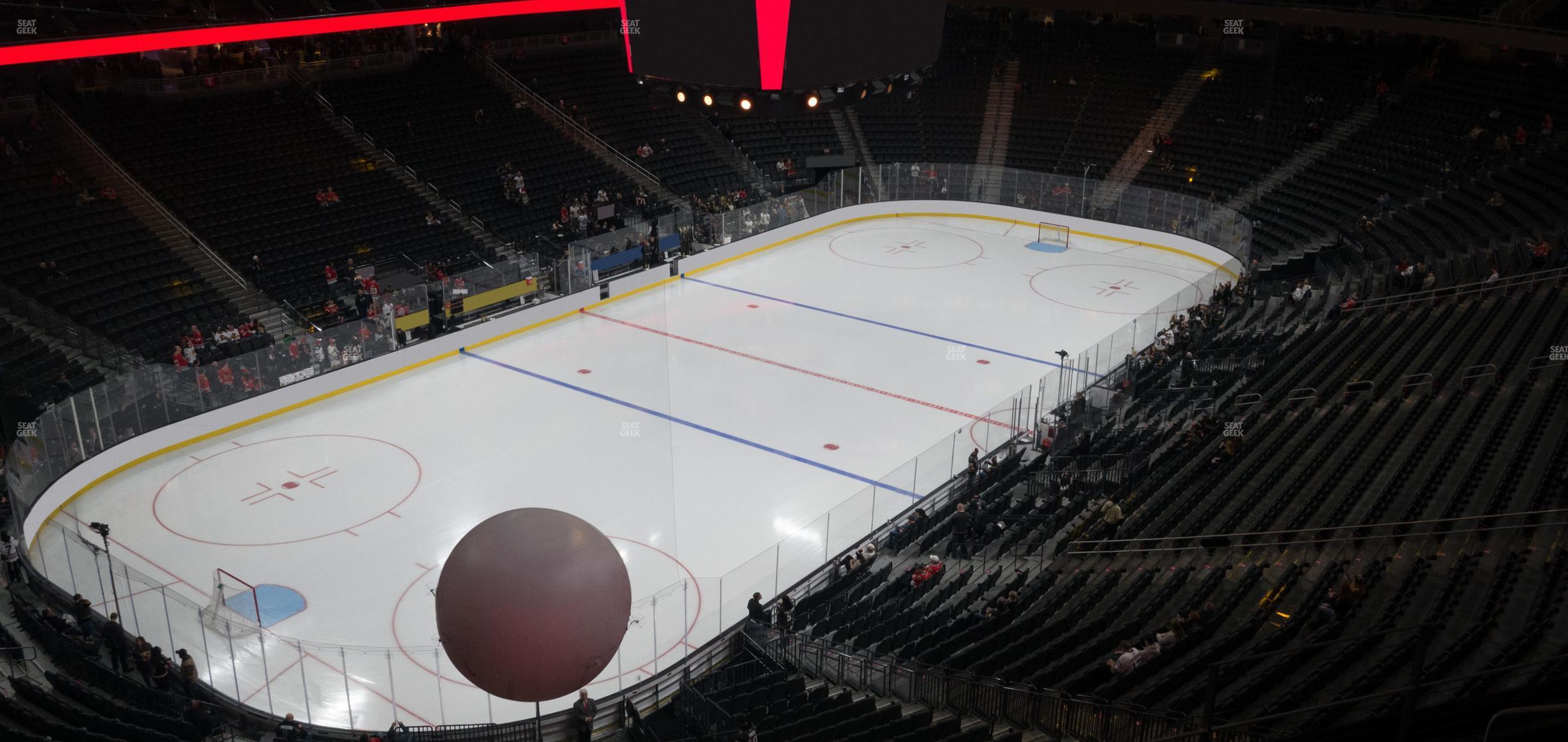 Seating view for T-Mobile Arena Section 218