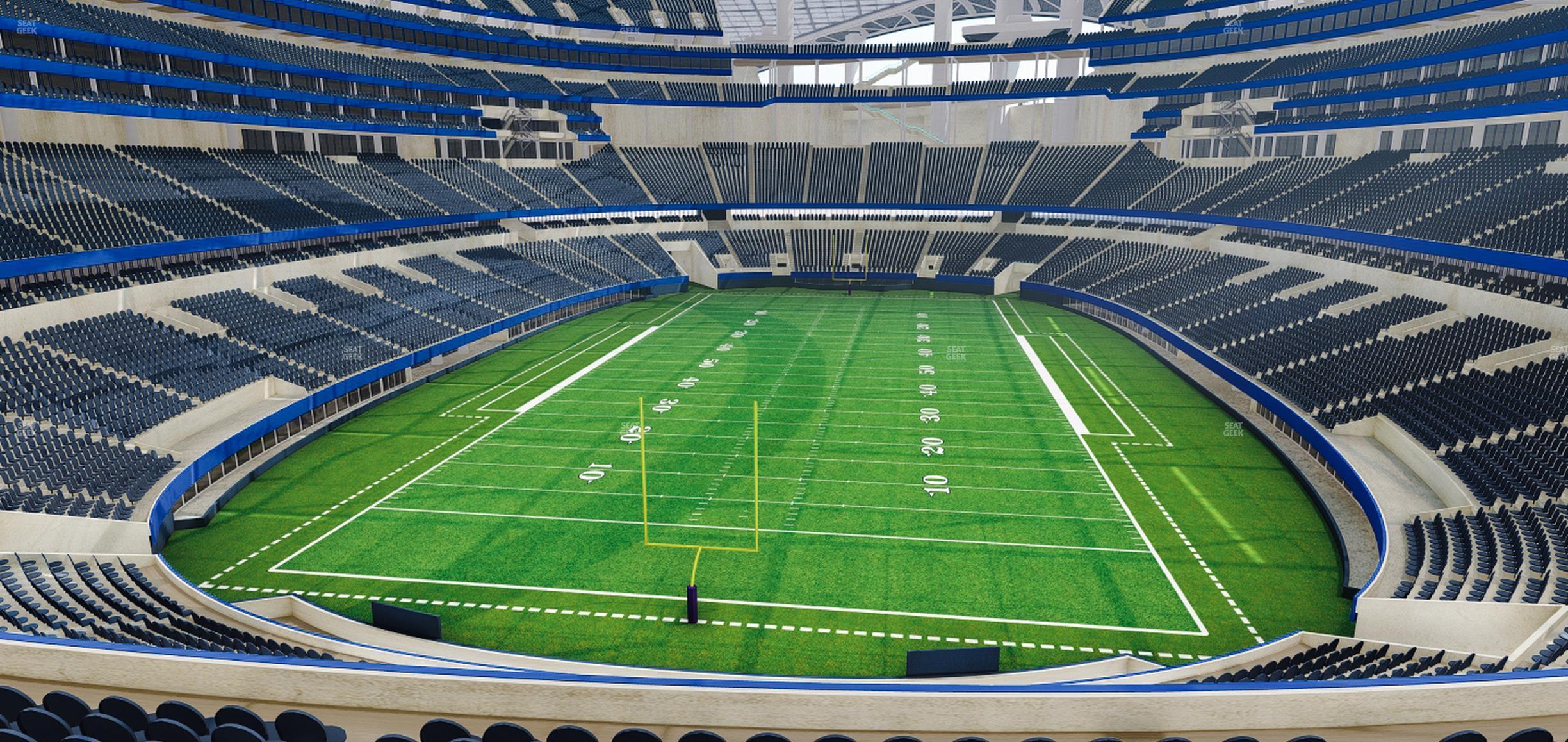 Seating view for SoFi Stadium Section 208