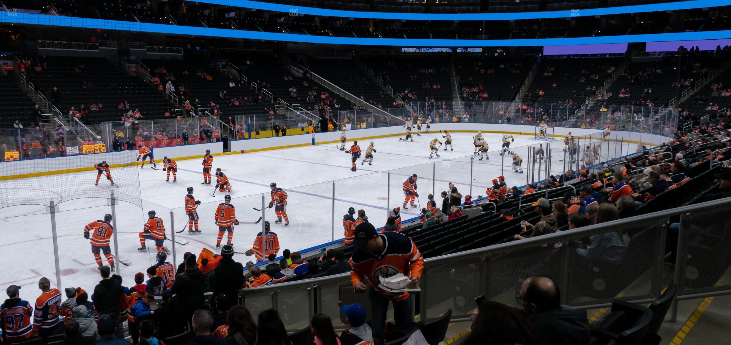 Seating view for Rogers Place Section 122