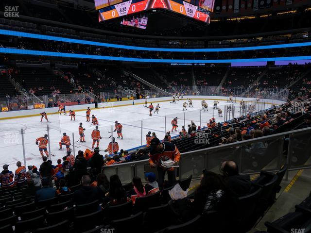 Seating view for Rogers Place Section 122