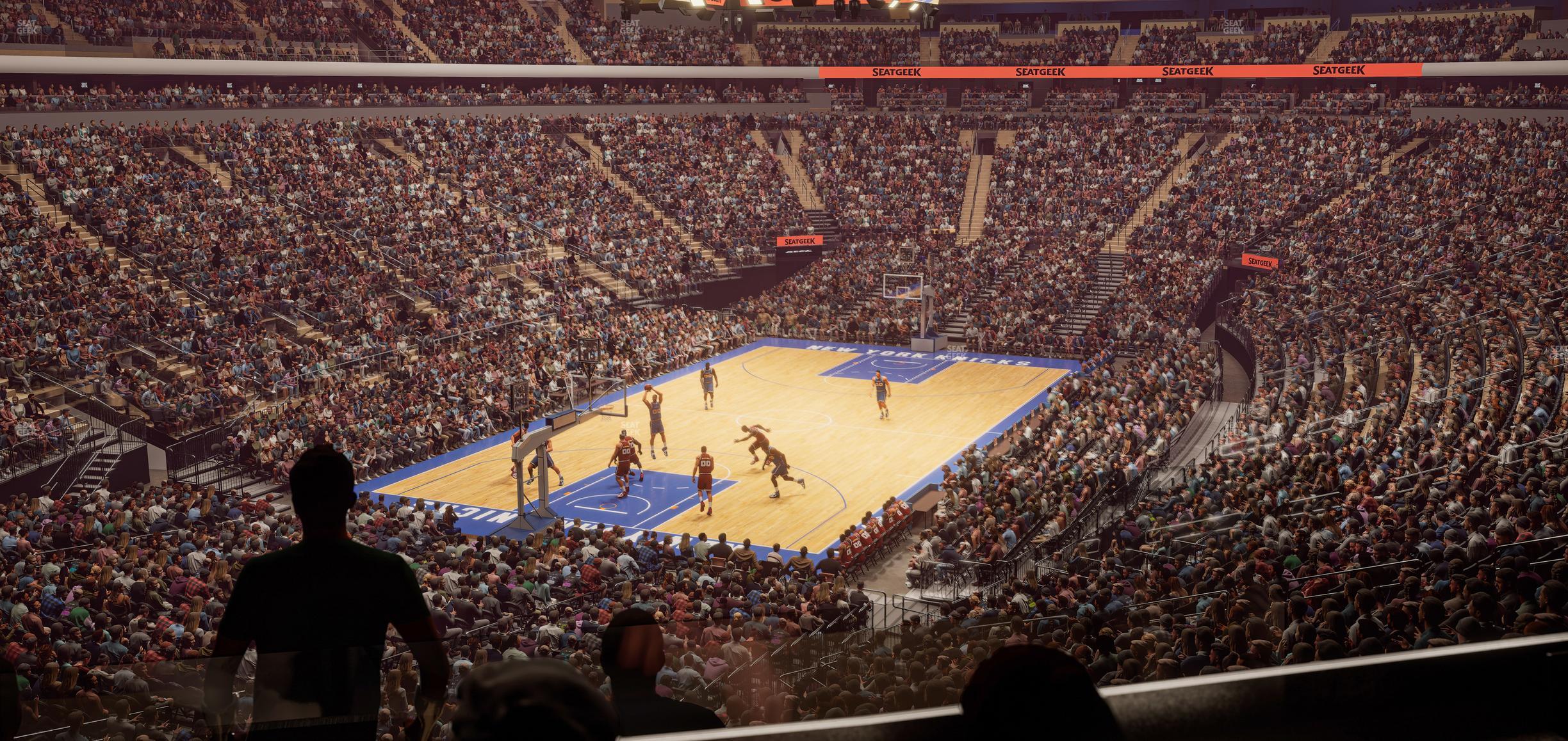 Seating view for Madison Square Garden Section Lexus Level Suite 35