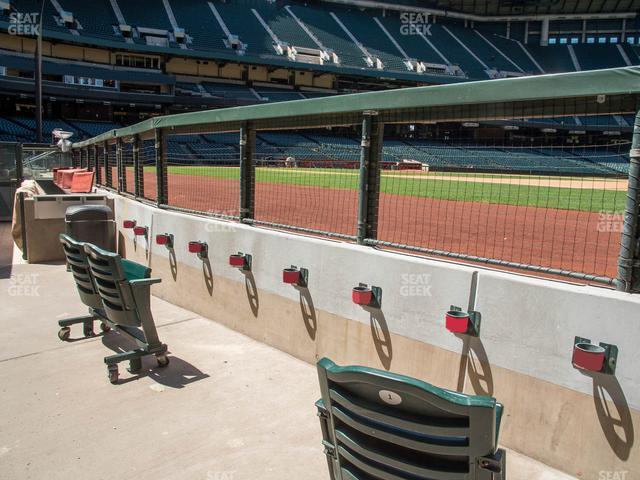 Seating view for Chase Field Section B W