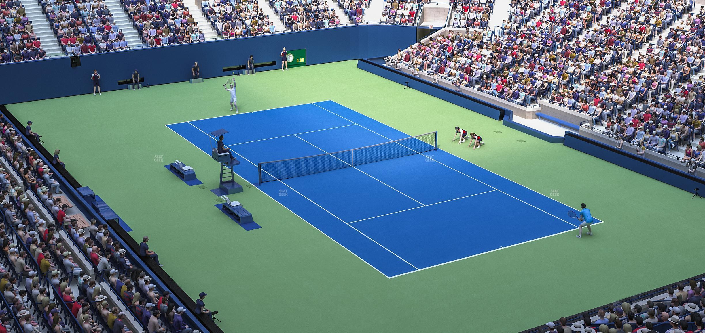 Seating view for Arthur Ashe Stadium Section 134