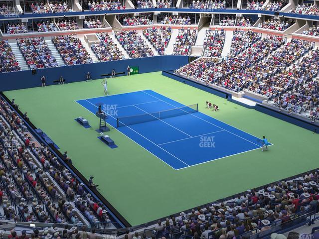 Seating view for Arthur Ashe Stadium Section 134