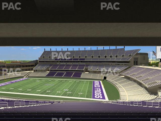 Seating view for Amon G Carter Stadium Section 231