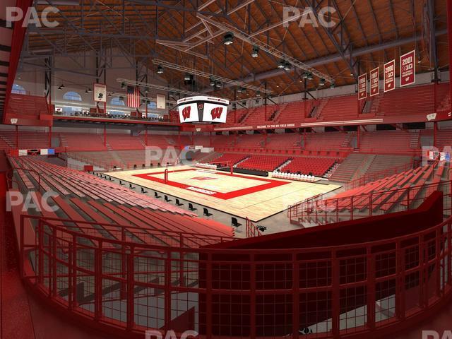 Seating view for Wisconsin Field House Section O