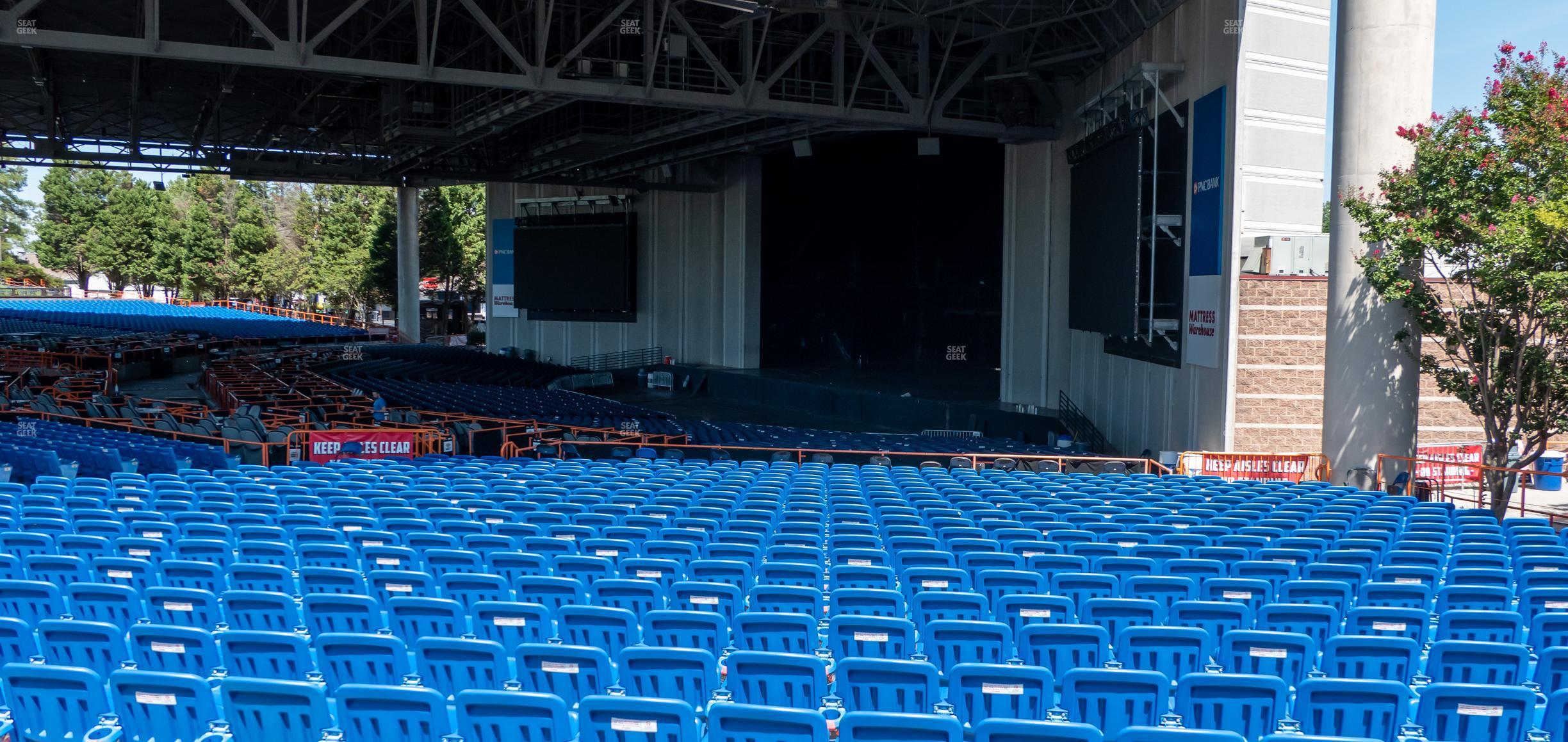 Seating view for PNC Music Pavilion Section Ga Deck 4