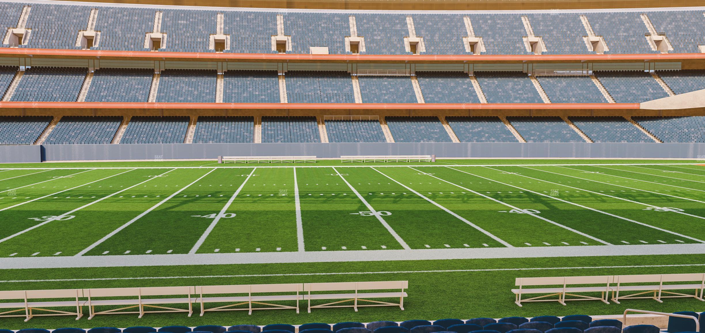 Seating view for Soldier Field Section 138