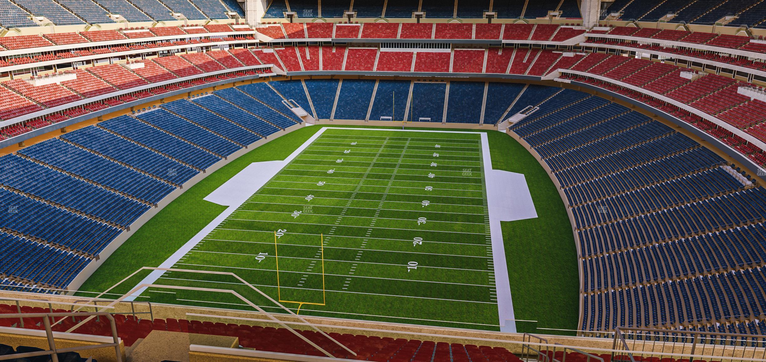 Seating view for NRG Stadium Section 646