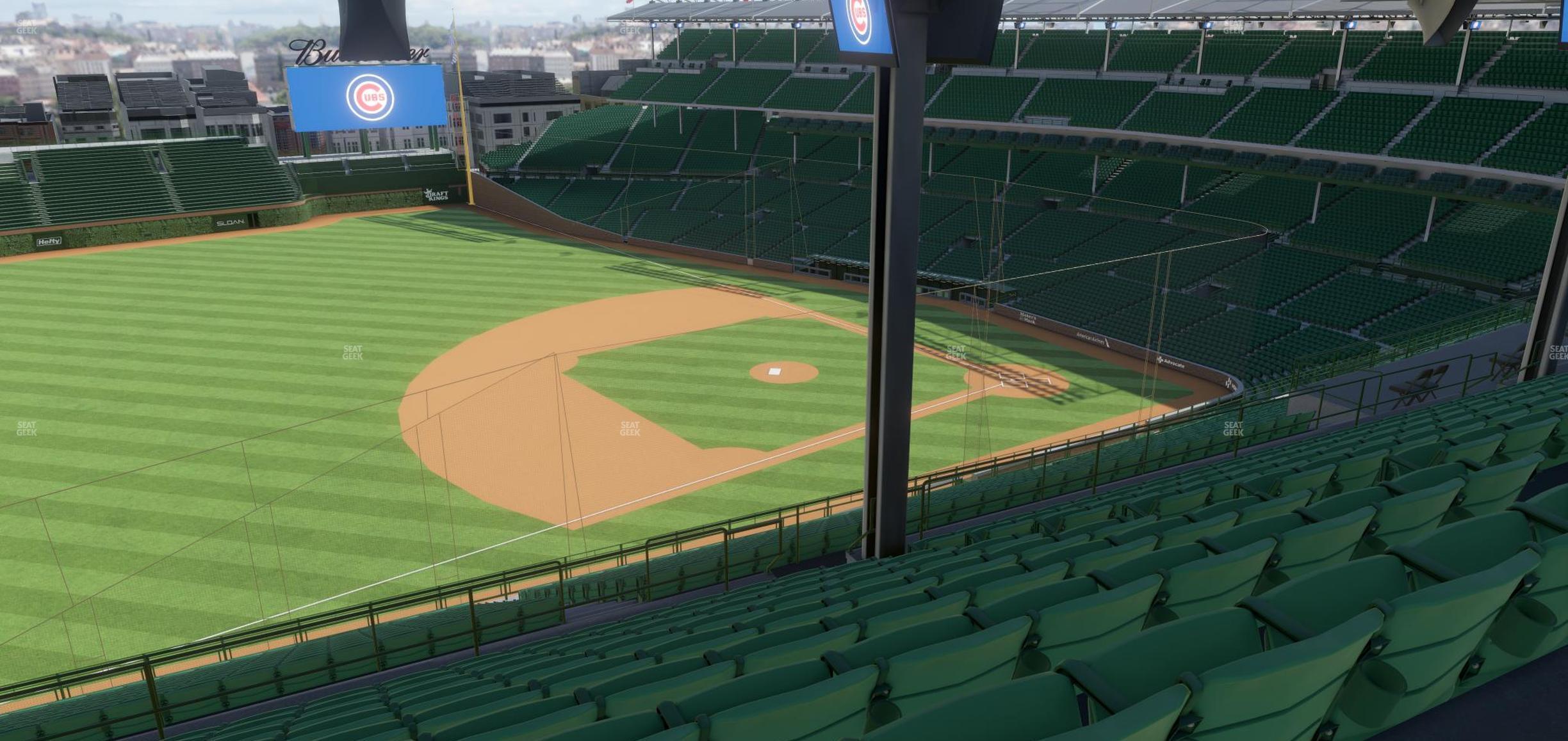 Seating view for Wrigley Field Section 408 Left