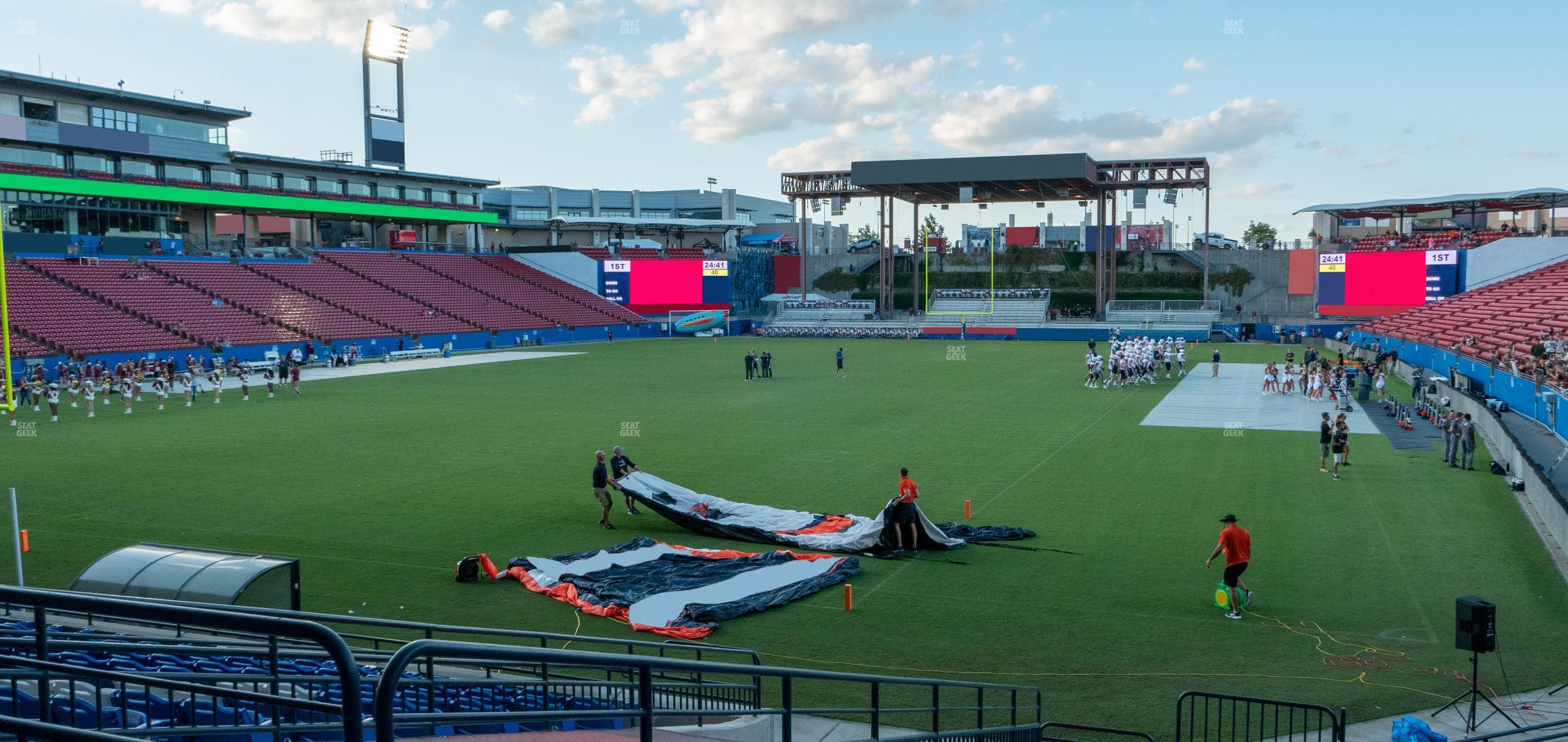 Seating view for Toyota Stadium Section 119