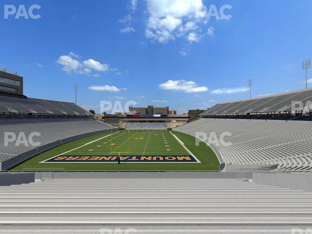 Seating view for Mountaineer Field at Milan Puskar Stadium Section 97