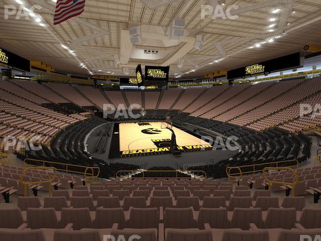 Seating view for Carver-Hawkeye Arena Section G