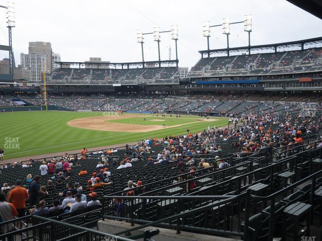 Seating view for Comerica Park Section 140