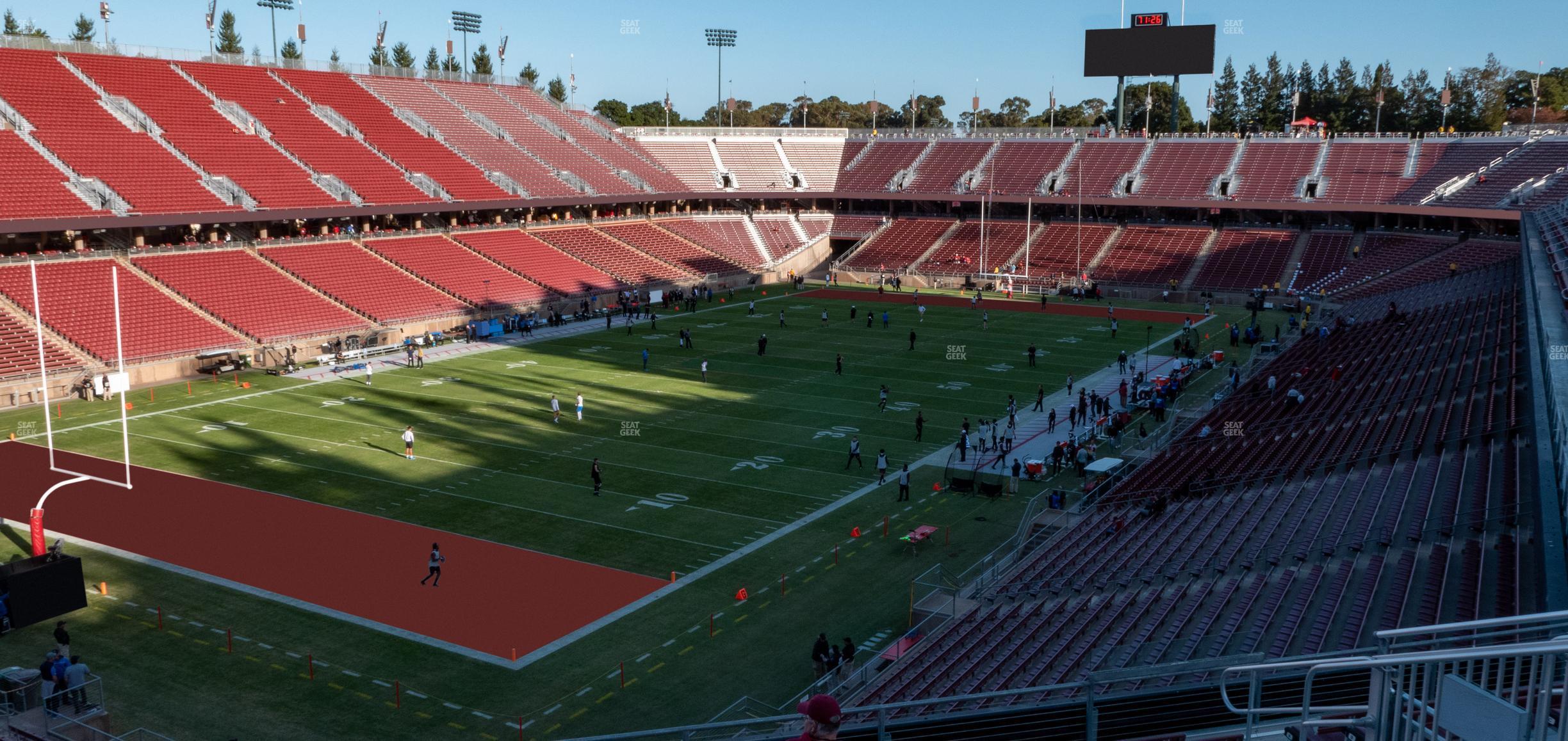 Seating view for Stanford Stadium Section 219