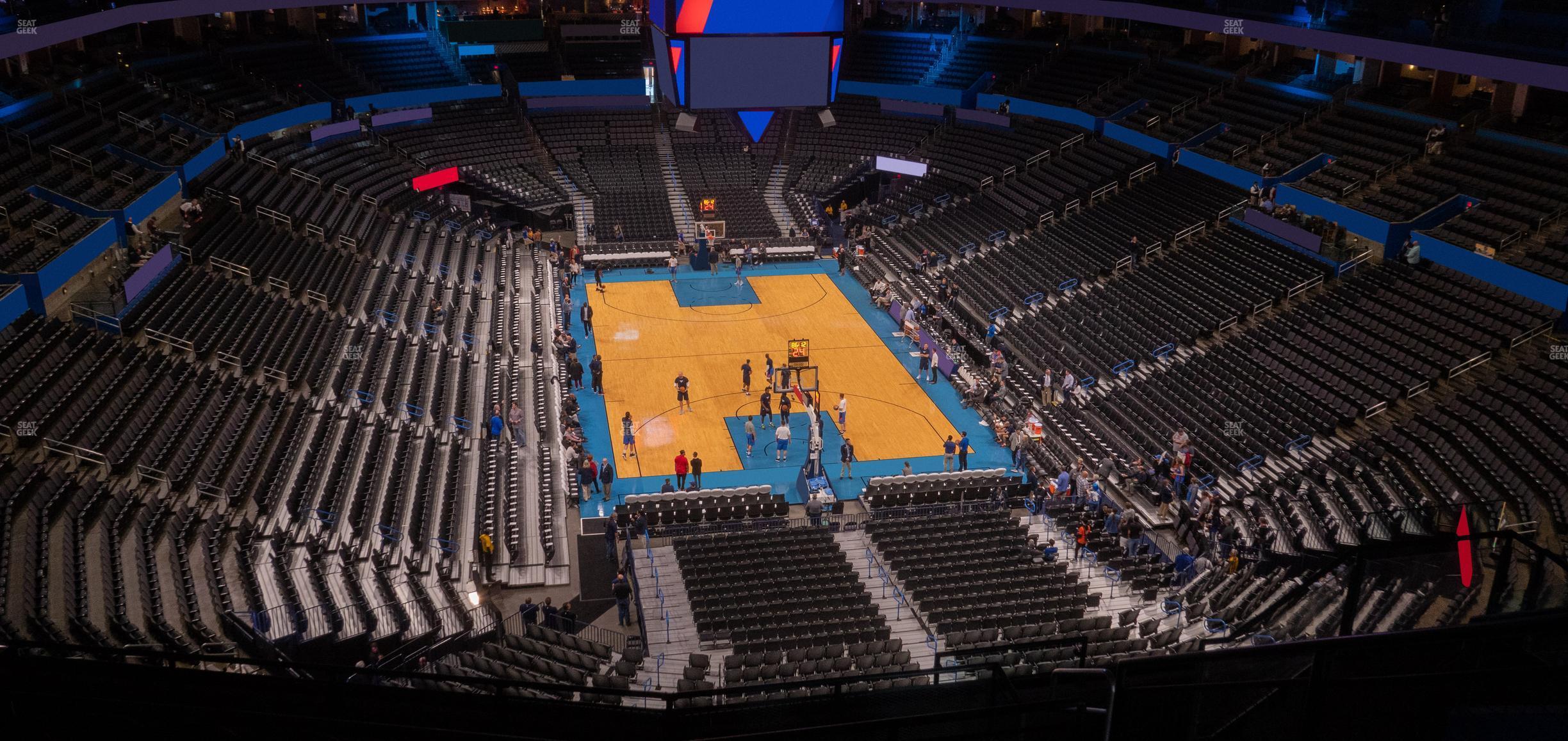 Seating view for Paycom Center Section 302