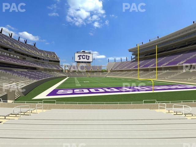 Seating view for Amon G Carter Stadium Section 135