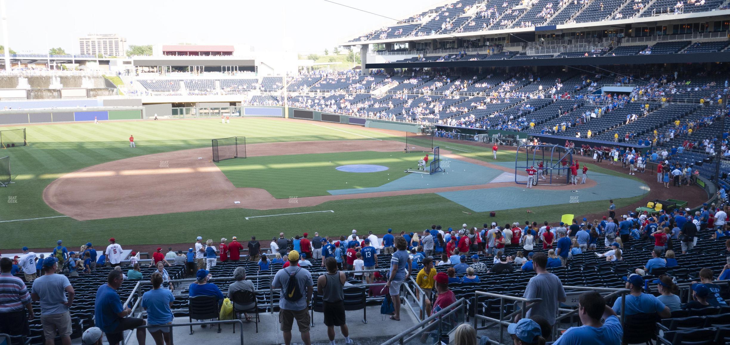 Seating view for Kauffman Stadium Section 219