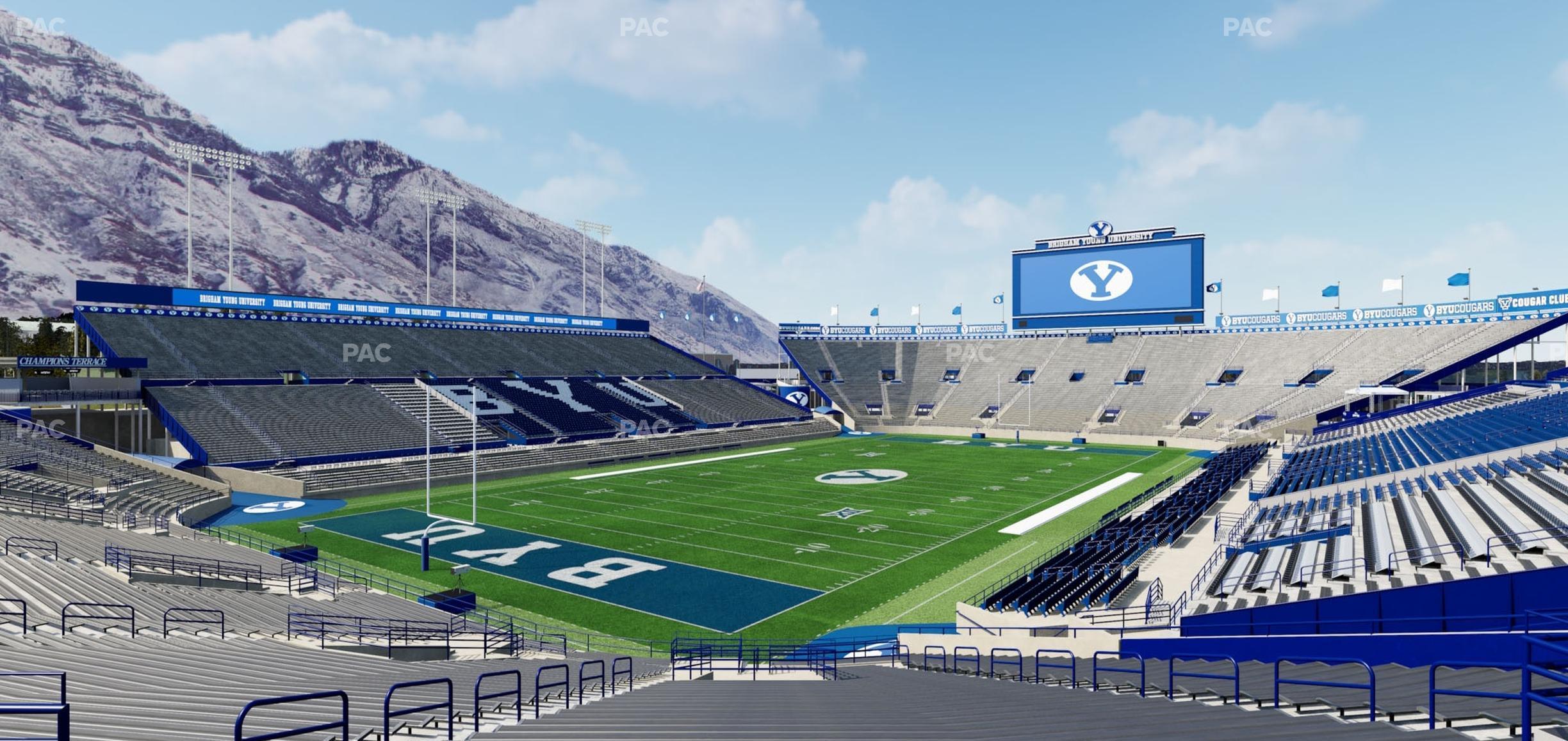 Seating view for LaVell Edwards Stadium Section 122