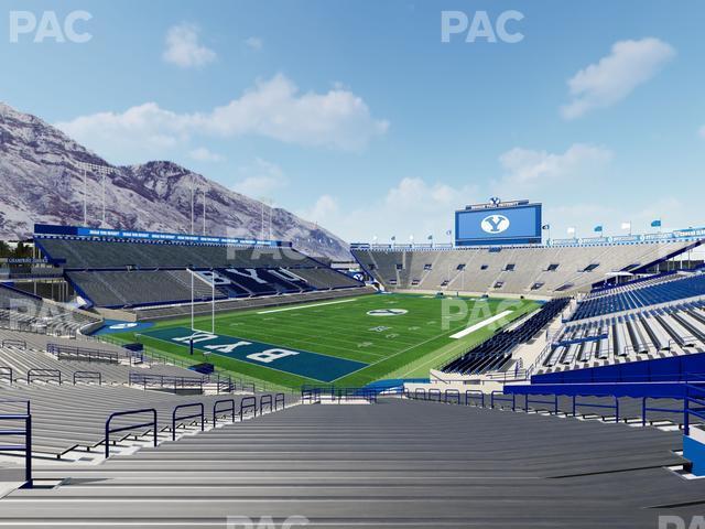 Seating view for LaVell Edwards Stadium Section 122