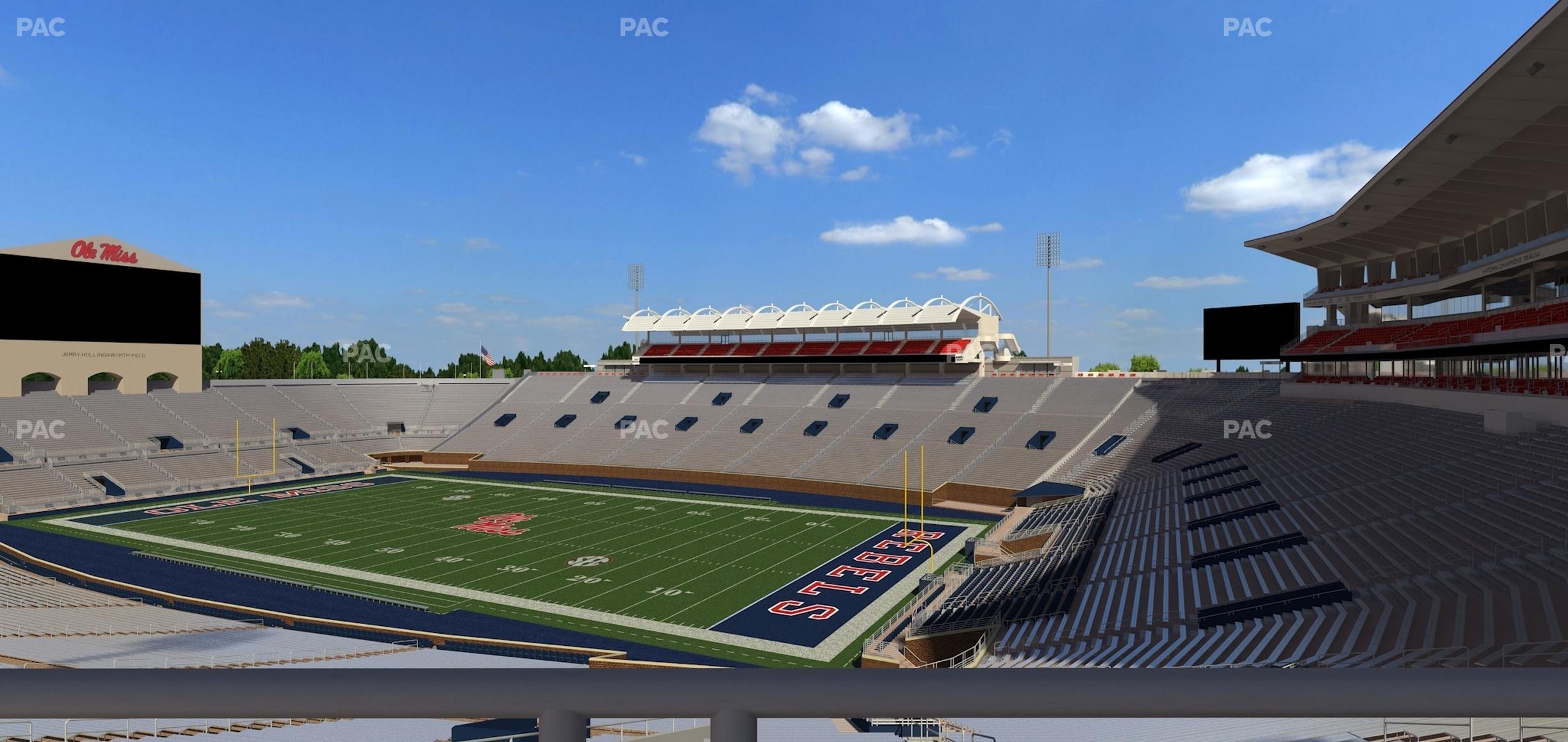 Seating view for Vaught Hemingway Stadium Section S 11