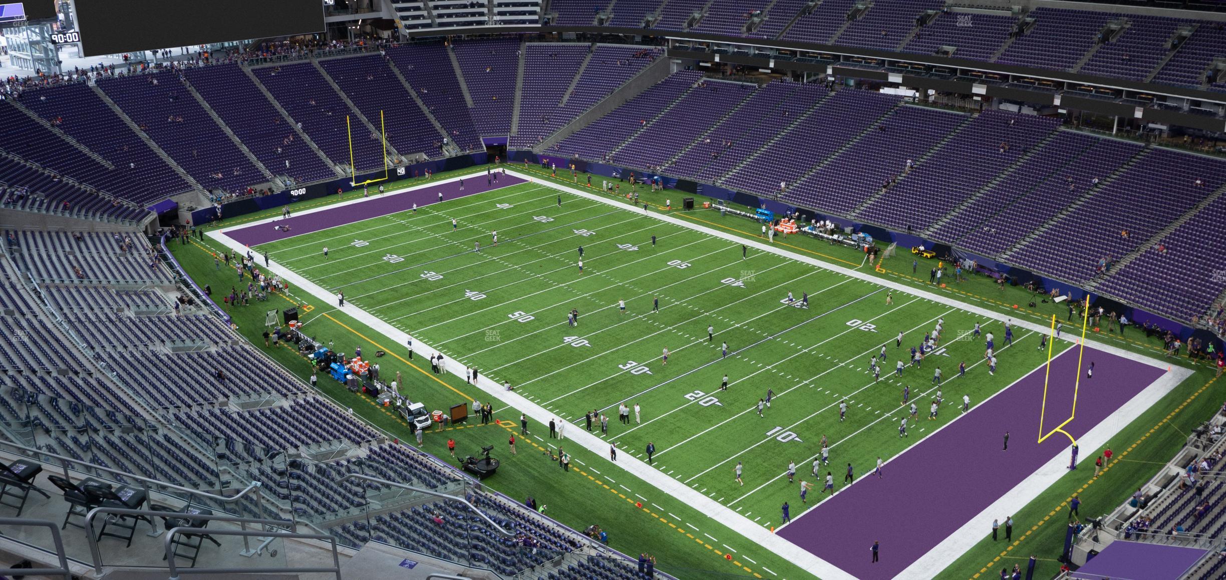 Seating view for U.S. Bank Stadium Section 334