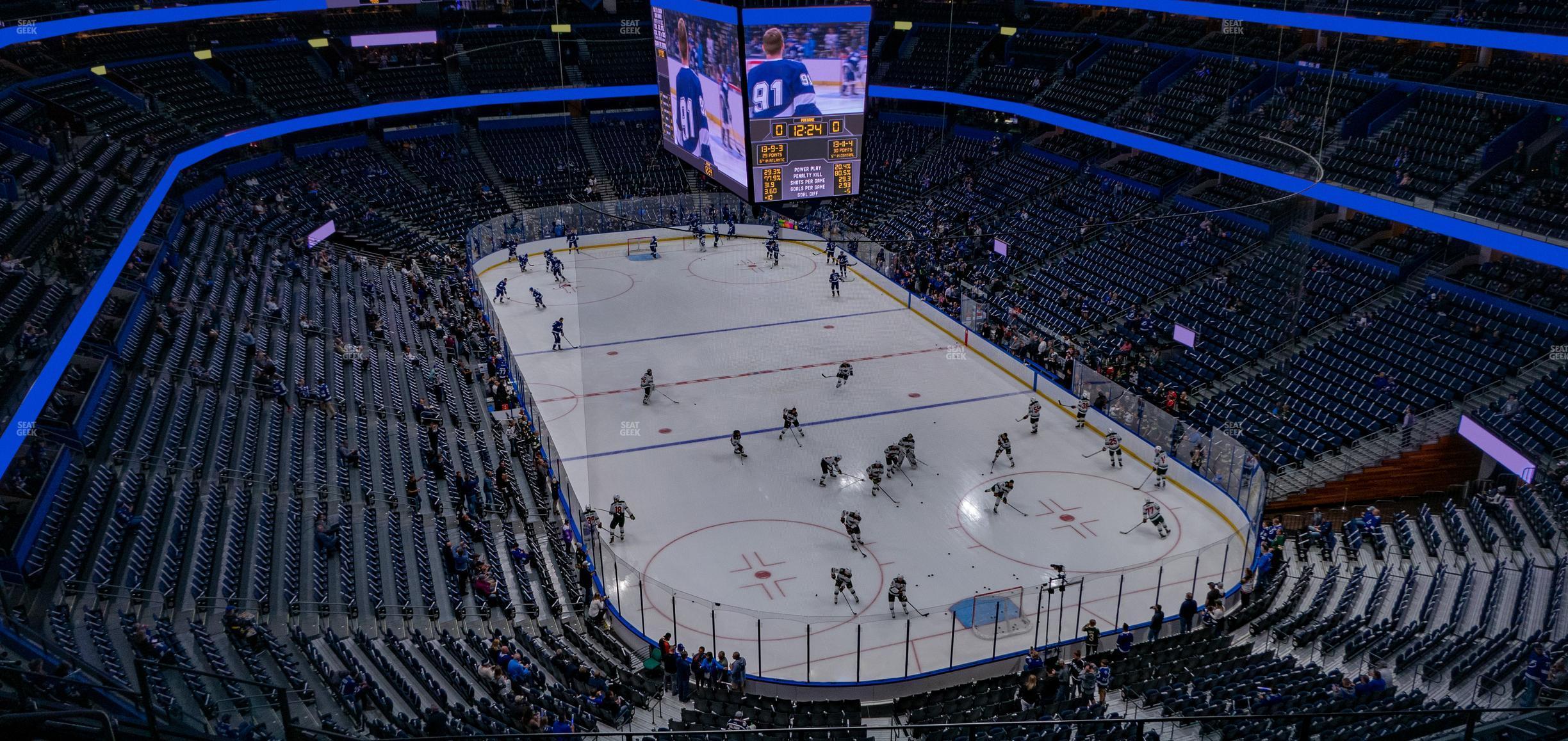 Seating view for Amalie Arena Section 310