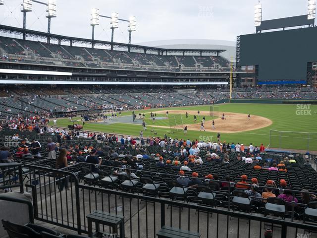 Seating view for Comerica Park Section 118