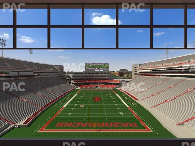 Seating view for Razorback Stadium Section 482