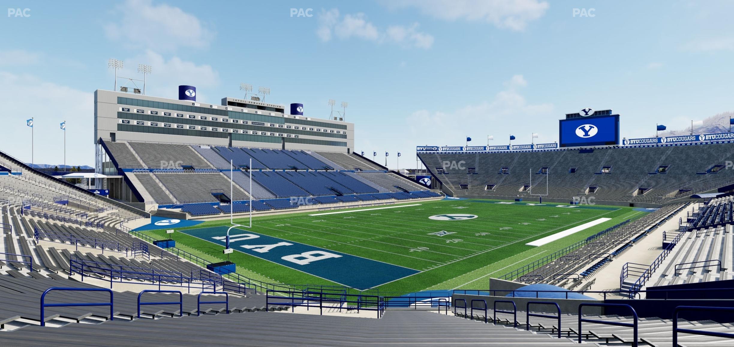 Seating view for LaVell Edwards Stadium Section 42