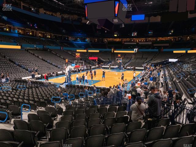 Seating view for Paycom Center Section 119