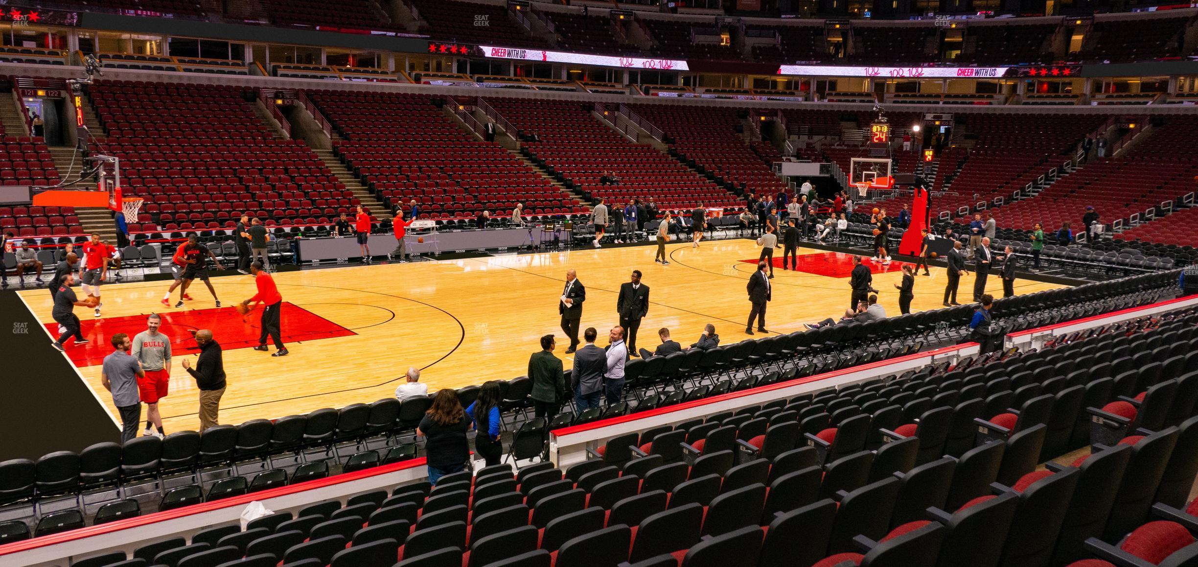 Seating view for United Center Section 113