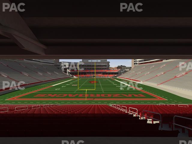 Seating view for Razorback Stadium Section 132