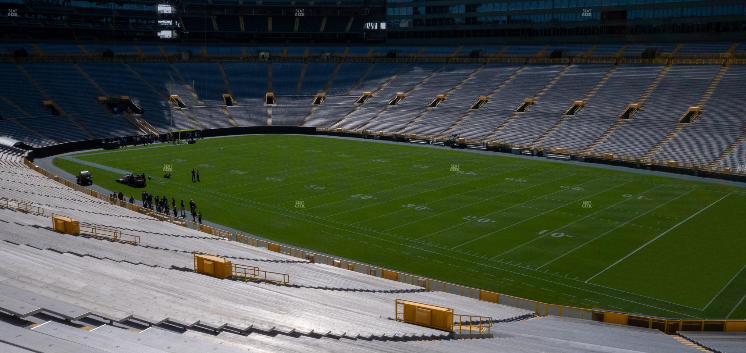 Seating view for Lambeau Field Section 109