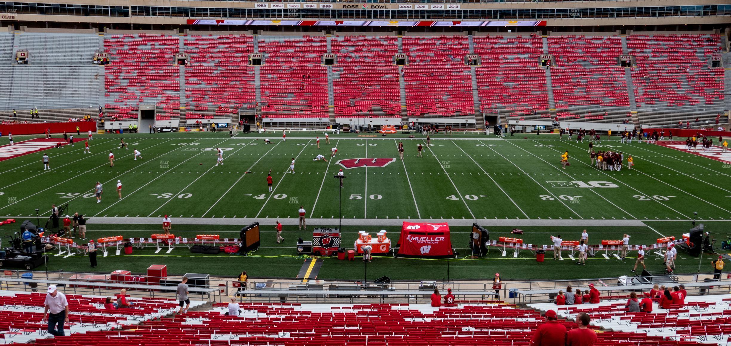 Seating view for Camp Randall Stadium Section E