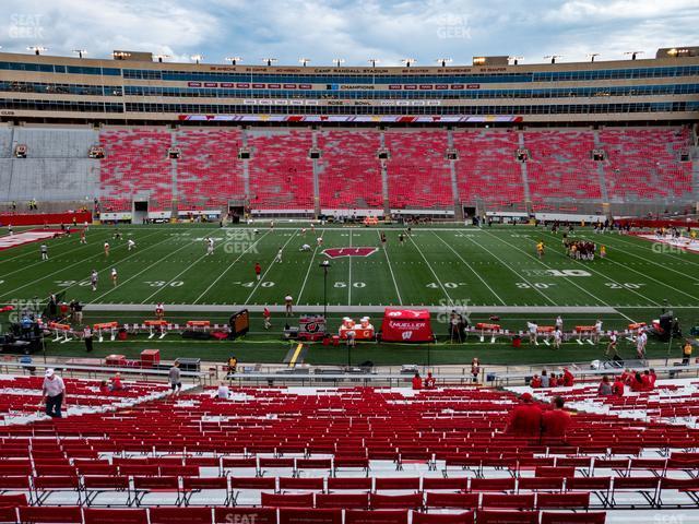 Seating view for Camp Randall Stadium Section E