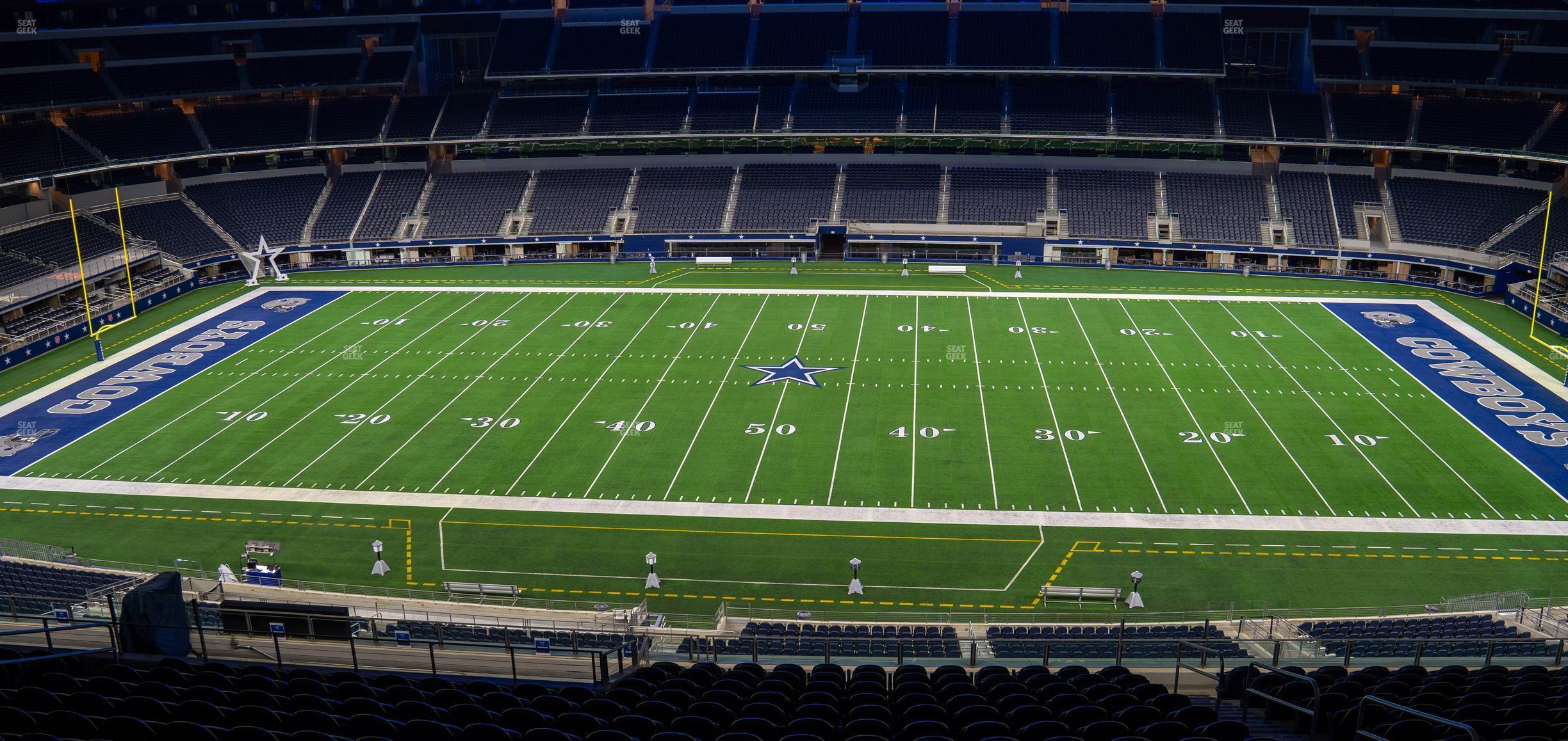 Seating view for AT&T Stadium Section Silver Suite 487