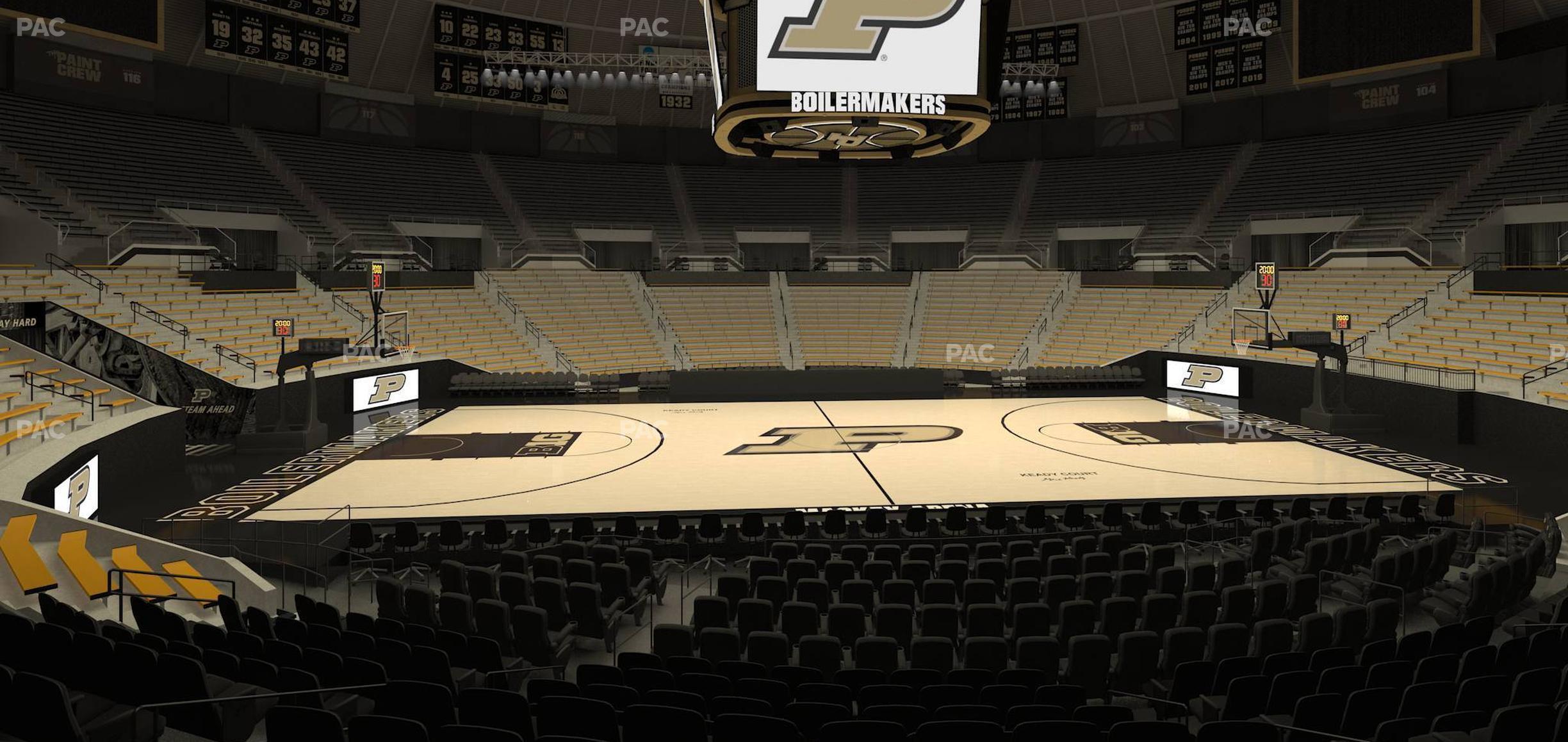 Seating view for Mackey Arena Section Club 10