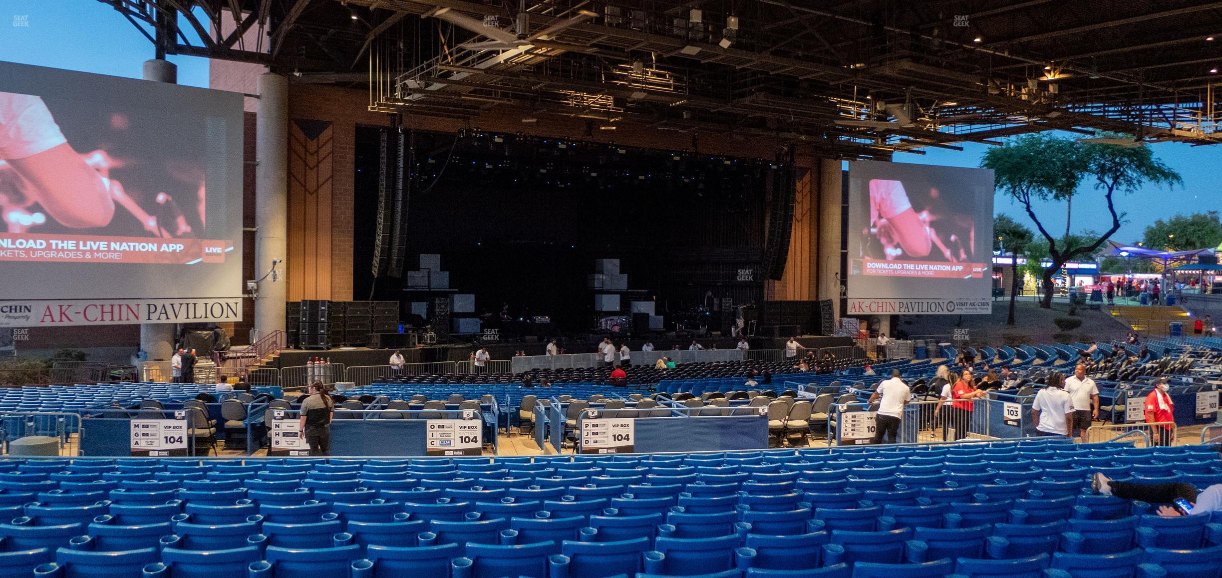 Seating view for Talking Stick Resort Amphitheatre Section 204