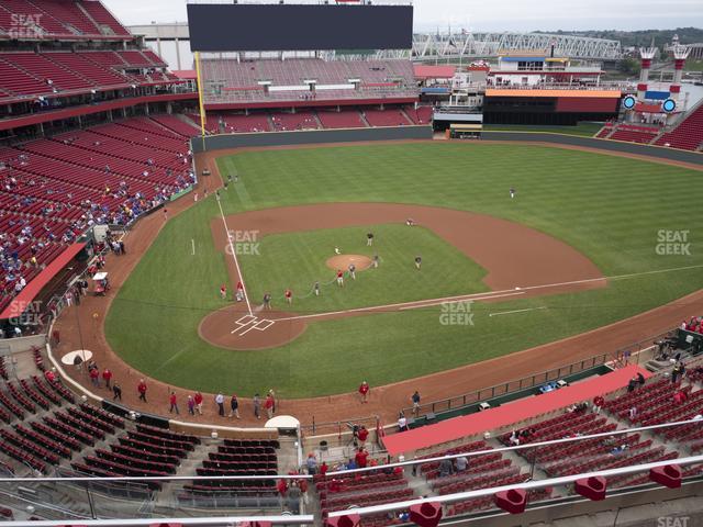 Seating view for Great American Ball Park Section 427