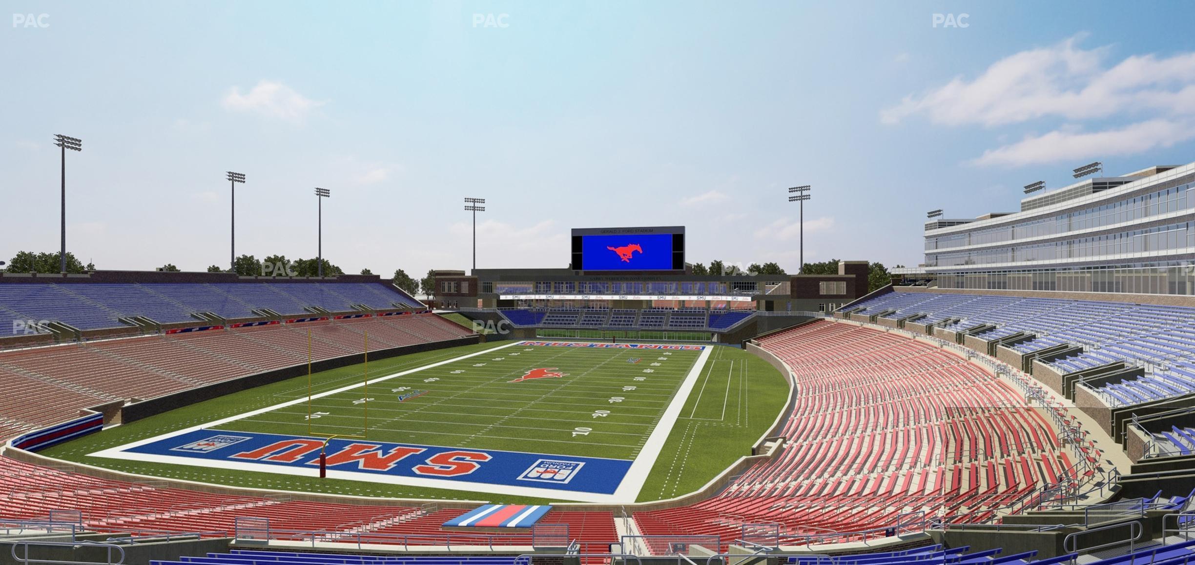 Seating view for Gerald Ford Stadium Section 324