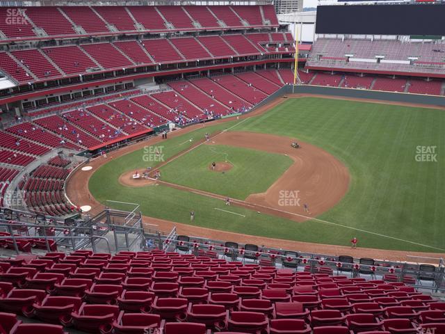 Seating view for Great American Ball Park Section 532