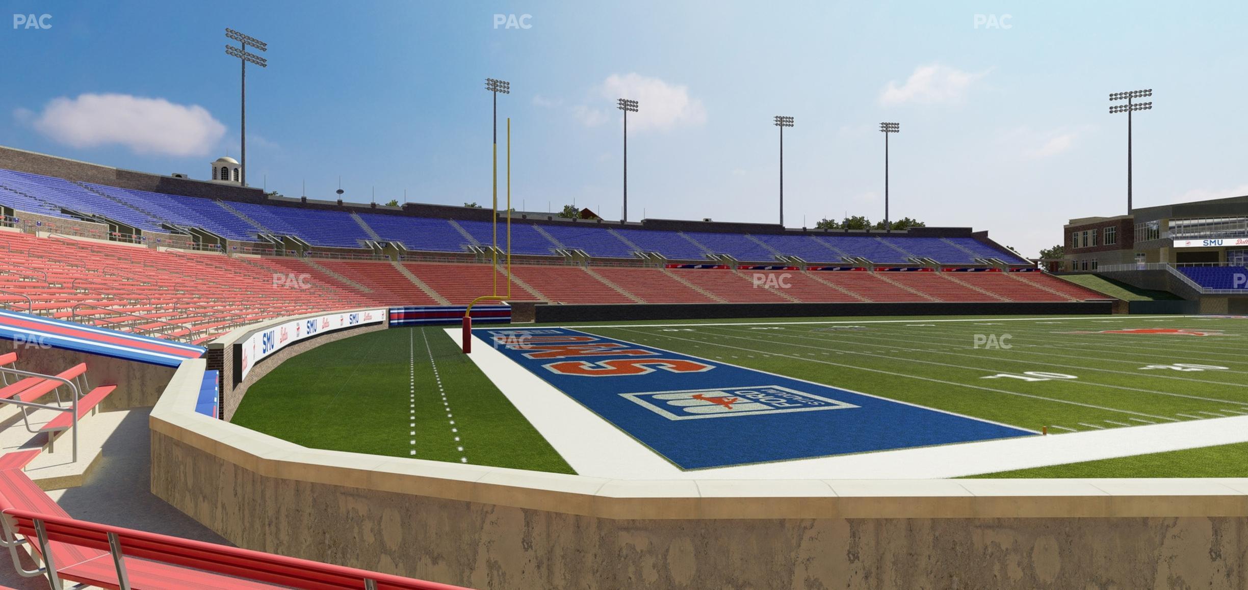 Seating view for Gerald Ford Stadium Section 109